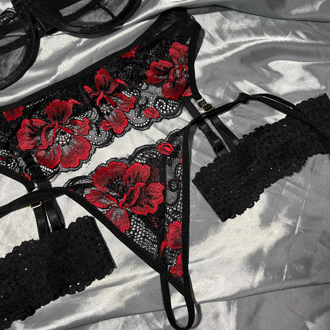 Conjunto lenceria liguero c02 - Image 2