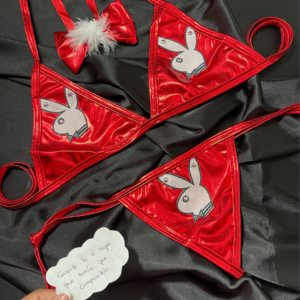 Conjuto play boy mini rojo c20
