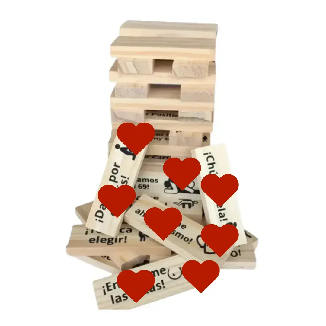 Jenga torre del amor