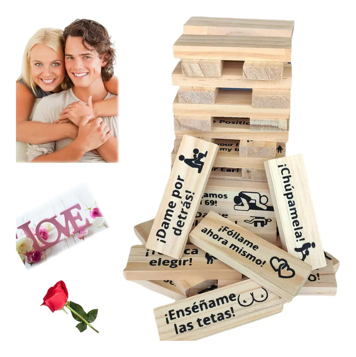 Jenga torre del amor - Image 4
